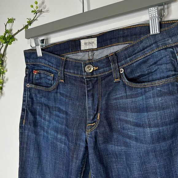 Hudsdon Blue Dark Denim Colette Skinny Ankle Jeans Size 28 - Picture 4 of 9